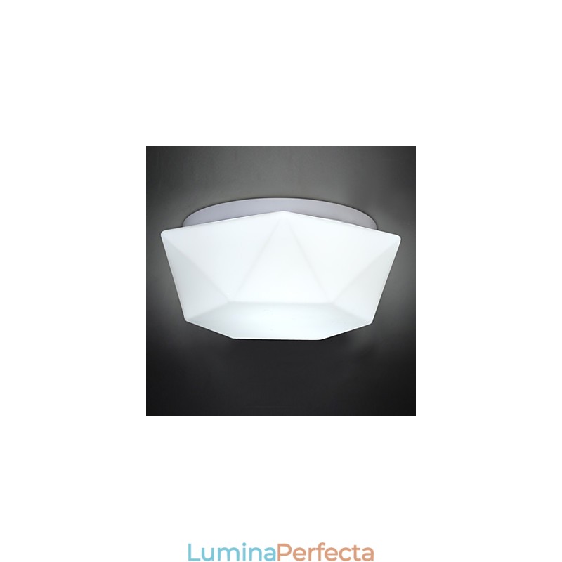 Creative White Diamond Glass Dome Absorb