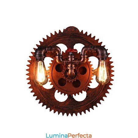 Aplice Industriale Vintage 2 Capete Lumini Din Lemn Forma Unelte Restaurant Cafe Bar Decorare Aplice Perete Aplice Industriale Vintage 2 Capete Lumini Din Lemn Forma Unelte Restaurant Cafe Bar Decorare Aplice Perete