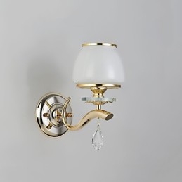 Caracteristică modernă și contemporană galvanizată pentru lumina ambientală de cristal Aplice de perete