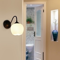 Funcție de pictură modernă și contemporană pentru protecția ochilor Aplice de perete cu lumină de jos