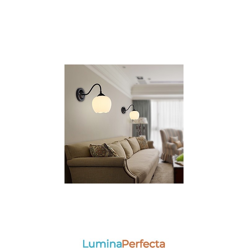 Funcție de pictură modernă și contemporană pentru protecția ochilor Aplice de perete cu lumină de jos