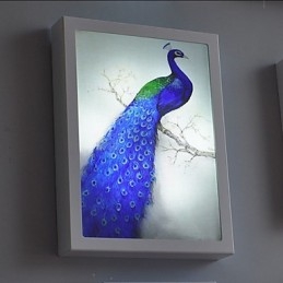 Funcție integrată de pictură modernă contemporană modernă contemporană pentru aplice de perete cu lumină ambientală