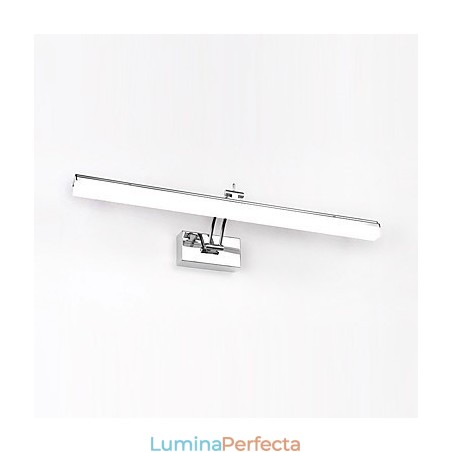 Funcție cromată modernă și contemporană integrată pentru lumină ambientală Iluminat pentru baie Funcție cromată modernă și contemporană integrată pentru lumină ambientală Iluminat pentru baie