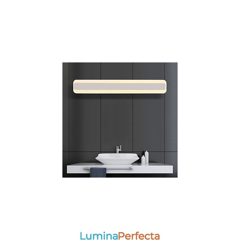 Caracteristică cromată modernă și contemporană pentru lumina ambientală Iluminat pentru baie