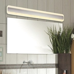Caracteristică cromată modernă și contemporană pentru lumina ambientală Iluminat pentru baie
