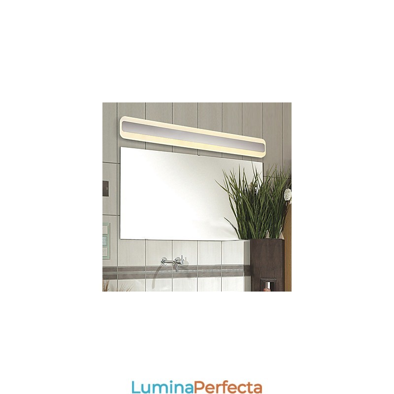 Caracteristică cromată modernă și contemporană pentru lumina ambientală Iluminat pentru baie