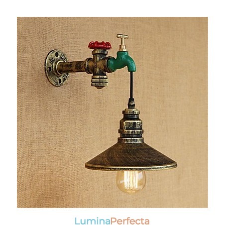 Caracteristică de pictură retro, noutate de țară, pentru lumina ambientală în stil mini, aplice de perete Caracteristică de pictură retro, noutate de țară, pentru lumina ambientală în stil mini, aplice de perete