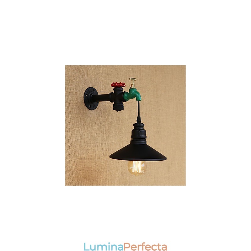 Caracteristică de pictură retro, noutate de țară, pentru lumina ambientală în stil mini, aplice de perete