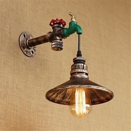 Caracteristică de pictură retro, noutate de țară, pentru lumina ambientală în stil mini, aplice de perete