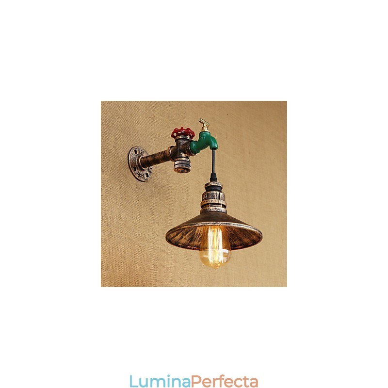 Caracteristică de pictură retro, noutate de țară, pentru lumina ambientală în stil mini, aplice de perete