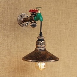 Caracteristică de pictură retro, noutate de țară, pentru lumina ambientală în stil mini, aplice de perete