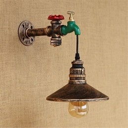 Caracteristică de pictură retro, noutate de țară, pentru lumina ambientală în stil mini, aplice de perete