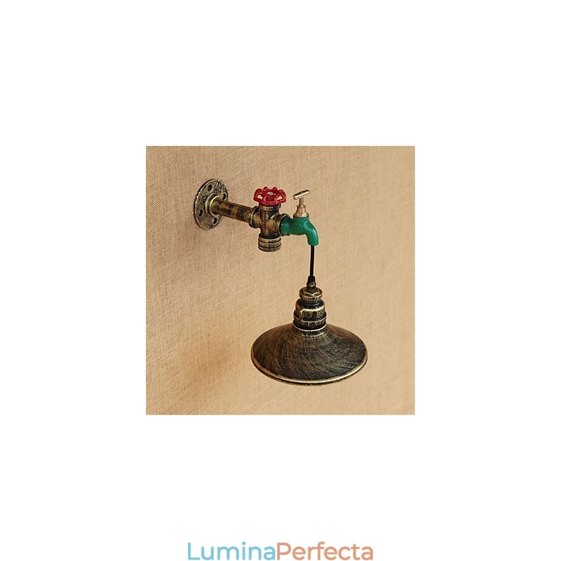 Caracteristică de pictură retro, noutate de țară, pentru lumina ambientală în stil mini, aplice de perete