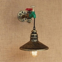 Caracteristică de pictură retro, noutate de țară, pentru lumina ambientală în stil mini, aplice de perete
