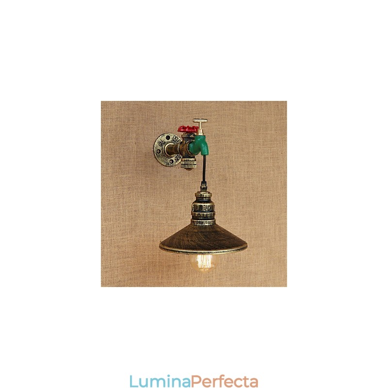 Caracteristică de pictură retro, noutate de țară, pentru lumina ambientală în stil mini, aplice de perete