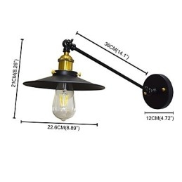 Buzz Wall Iron Lampă de perete Dumb Black Lightsaber Lamp On Wall