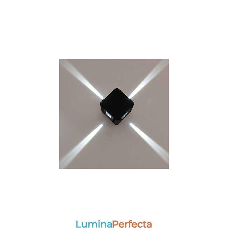 Lampă de perete modernă din aluminiu cu montare încadrată Decorează lumini de perete