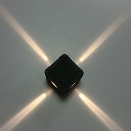 Lampă de perete modernă din aluminiu cu montare încadrată Decorează lumini de perete