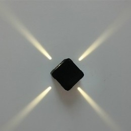 Lampă de perete modernă din aluminiu cu montare încadrată Decorează lumini de perete