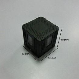 Lampă de perete modernă din aluminiu cu montare încadrată Decorează lumini de perete