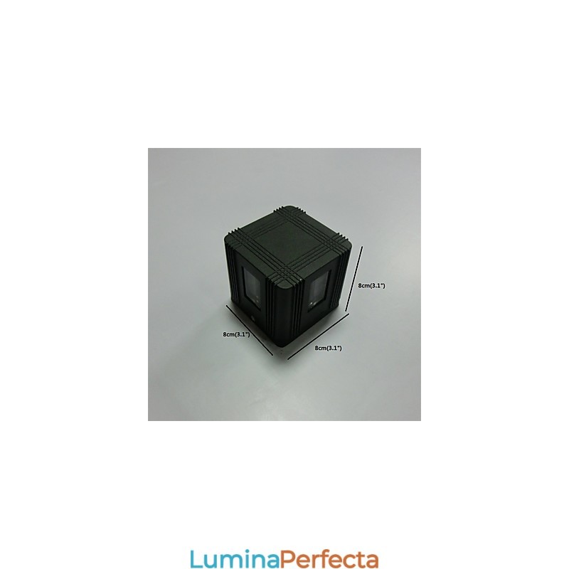 Lampă de perete modernă din aluminiu cu montare încadrată Decorează lumini de perete