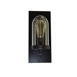 Aplică de perete din oțel vopsit Dumb Black American Coffee Decoration Lumină de perete retro Lampă cu sabie de lumină pe perete