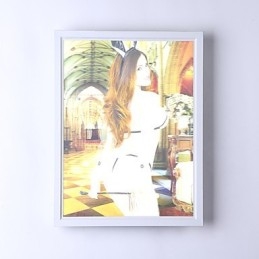 Funcție integrată de pictură modernă contemporană modernă contemporană pentru aplice de perete cu lumină ambientală