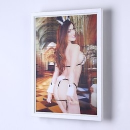 Funcție integrată de pictură modernă contemporană modernă contemporană pentru aplice de perete cu lumină ambientală