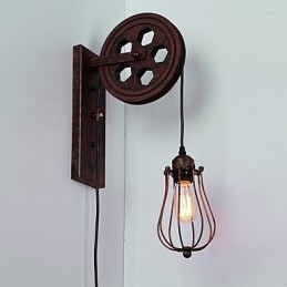 Lampă de perete industrială retro din fier cu personalitate creativă