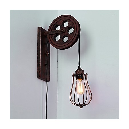 Lampă de perete industrială retro din fier cu personalitate creativă Lampă de perete industrială retro din fier cu personalitate creativă