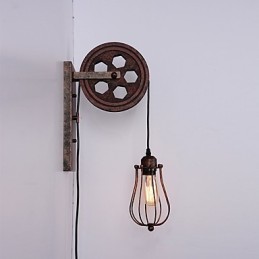 Lampă de perete industrială retro din fier cu personalitate creativă