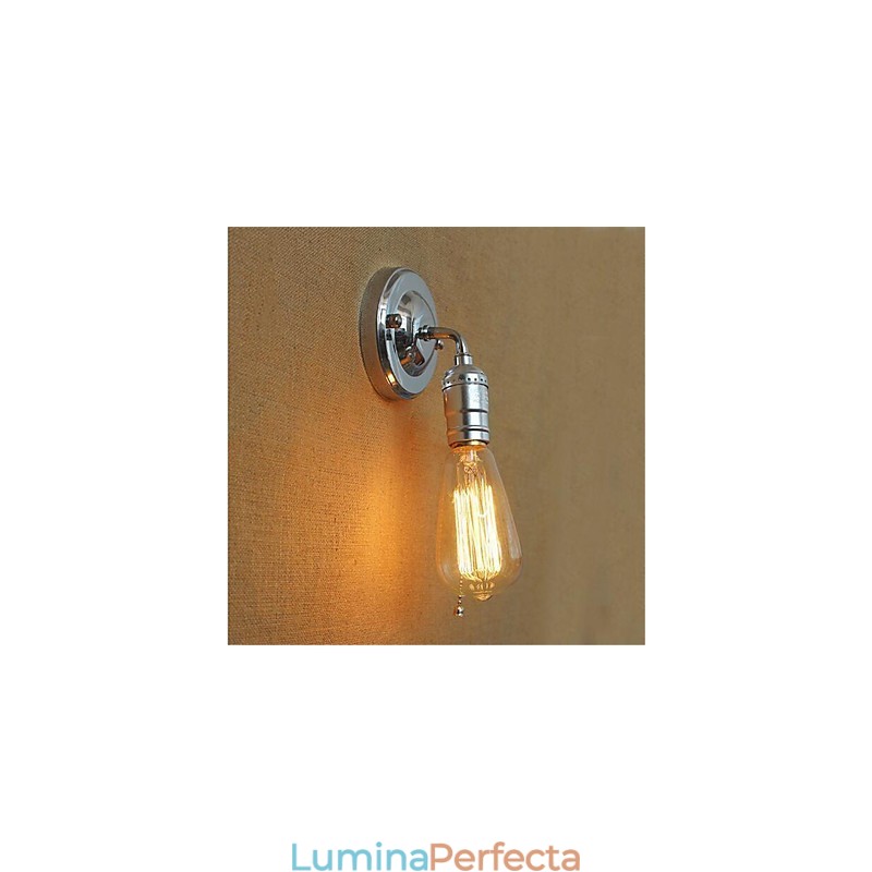 Caracteristică de pictură retro pentru stil mini cu braț oscilant Lumină ambientală Aplice de perete Lampă de perete