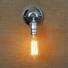 Caracteristică de pictură retro pentru stil mini cu braț oscilant Lumină ambientală Aplice de perete Lampă de perete