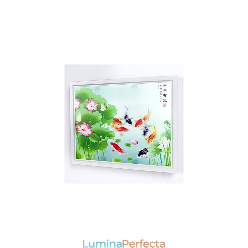 Funcție integrată de pictură modernă contemporană modernă contemporană pentru aplice de perete cu lumină ambientală