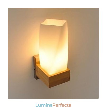Simplitate Nordic Lemn Artă Sufragerie Coridor Balcon Sticlă Lemn Mass Lampă De Perete De Dormitor Capul Patului Simplitate Nordic Lemn Artă Sufragerie Coridor Balcon Sticlă Lemn Mass Lampă De Perete De Dormitor Capul Patului