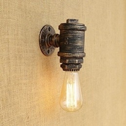 Caracteristică de pictură retro country pentru stil mini aplice de perete cu lumină ambientală