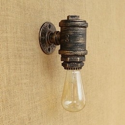Caracteristică de pictură retro country pentru stil mini aplice de perete cu lumină ambientală