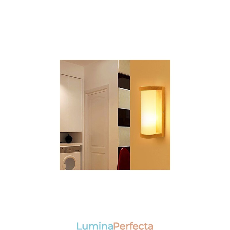 Caracteristică modernă și contemporană de pictură de țară pentru aplice de perete cu lumină ambientală