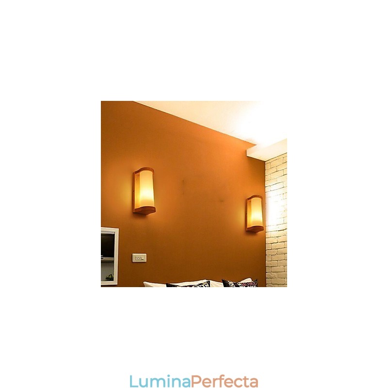 Caracteristică modernă și contemporană de pictură de țară pentru aplice de perete cu lumină ambientală