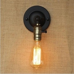 Caracteristică de pictură retro pentru stil mini cu braț oscilant Lumină ambientală Aplice de perete Lampă de perete