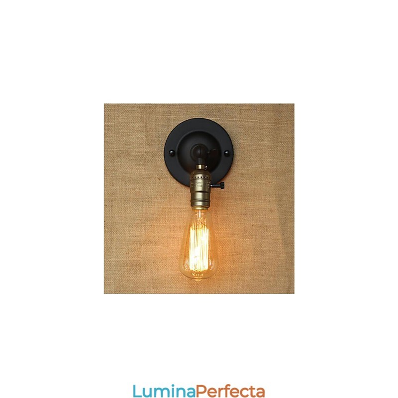 Caracteristică de pictură retro pentru stil mini cu braț oscilant Lumină ambientală Aplice de perete Lampă de perete