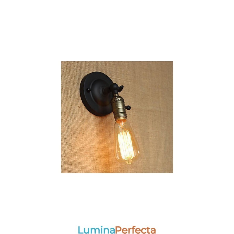 Caracteristică de pictură retro pentru stil mini cu braț oscilant Lumină ambientală Aplice de perete Lampă de perete