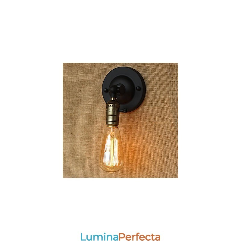 Caracteristică de pictură retro pentru stil mini cu braț oscilant Lumină ambientală Aplice de perete Lampă de perete
