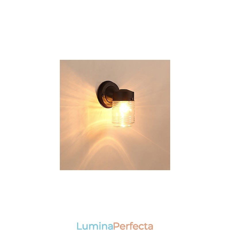 Lampă de perete modernă contemporană cu finisaj cu oxid negru Caracteristică pentru aplice de perete cu lumină ambientală în stil mini