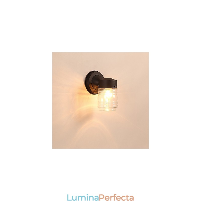 Lampă de perete modernă contemporană cu finisaj cu oxid negru Caracteristică pentru aplice de perete cu lumină ambientală în stil mini