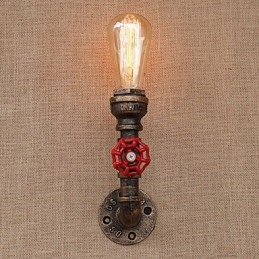 Caracteristică de pictură retro country pentru stil mini aplice de perete cu lumină ambientală