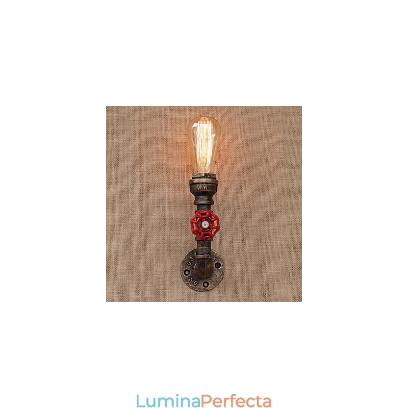 Caracteristică de pictură retro country pentru stil mini aplice de perete cu lumină ambientală