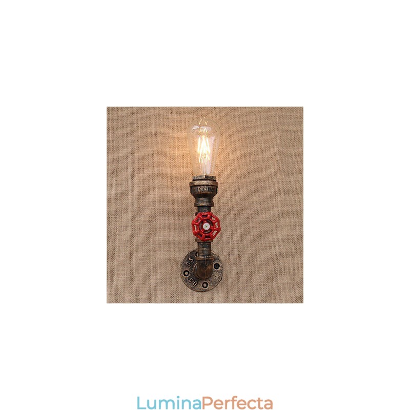 Caracteristică de pictură retro country pentru stil mini aplice de perete cu lumină ambientală