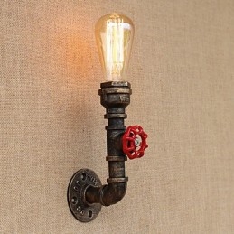 Caracteristică de pictură retro country pentru stil mini aplice de perete cu lumină ambientală