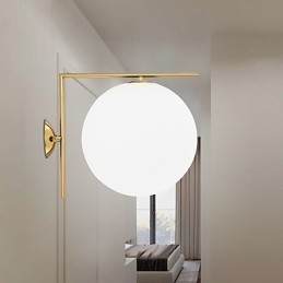 Aplice de perete cu lumină ambientală, modernă și contemporană din aur roz